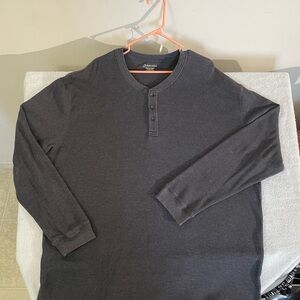 St. John's Bay Men's Dark Gray long Johns